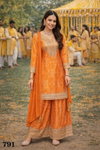Kanishka By Mrudangi Chinon Silk Bulk Readymade Sharara Suits Orders In India